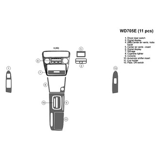 B&I® - Combo Blackwood Full Dash Kit (11 Pcs)