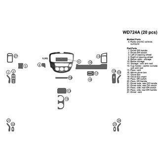 B&I® - Combo Natural Birdseye Large Dash Kit (20 Pcs)