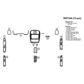 B&I® - Combo Blackwood Large Dash Kit (13 Pcs)