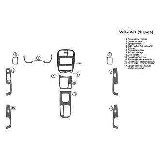 B&I® - Combo Blackwood Large Dash Kit (13 Pcs)