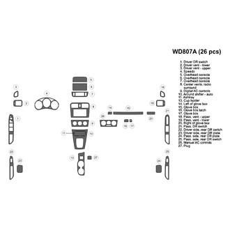 B&I® - 2D Blackwood Full Dash Kit (26 Pcs)