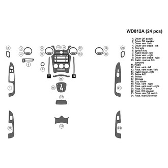 B&I® - 2D Blackwood Full Dash Kit (24 Pcs)