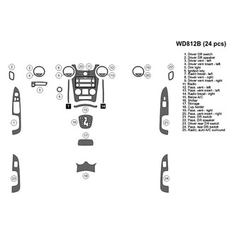 B&I® - 2D Blackwood Full Dash Kit (24 Pcs)