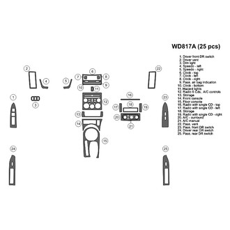 B&I® - 2D Blackwood Full Dash Kit (25 Pcs)