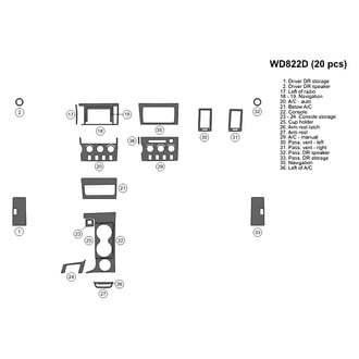B&I® - 2D Blackwood Small Dash Kit (20 Pcs)