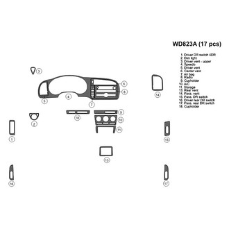 B&I® - 2D Blackwood Full Dash Kit (16 Pcs)