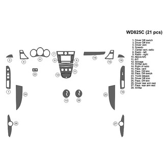 B&I® - 2D Blackwood Large Dash Kit (21 Pcs)