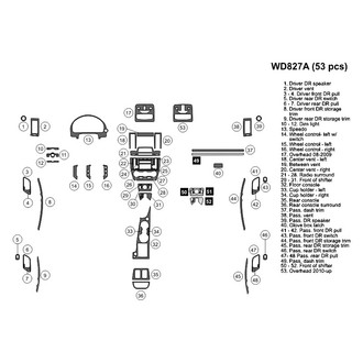 B&I® - 2D Blackwood Large Dash Kit (53 Pcs)