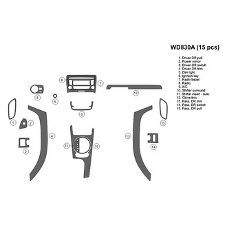 B&I® - 2D Blackwood Large Dash Kit (15 Pcs)
