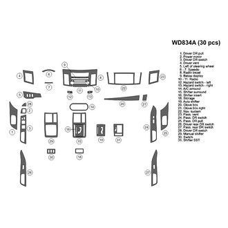 B&I® - 2D Blackwood Large Dash Kit (30 Pcs)