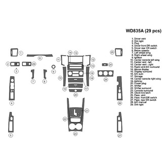 B&I® - 2D Blackwood Full Dash Kit (29 Pcs)