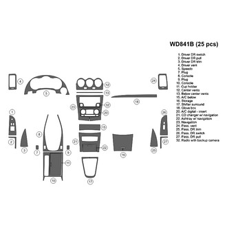 B&I® - 2D Blackwood Large Dash Kit (25 Pcs)