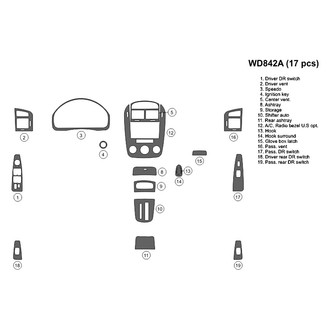 B&I® - 2D Blackwood Full Dash Kit (17 Pcs)