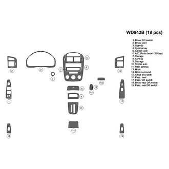 B&I® - 2D Blackwood Full Dash Kit (18 Pcs)