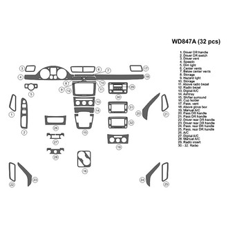 B&I® - 2D Blackwood Large Dash Kit (32 Pcs)