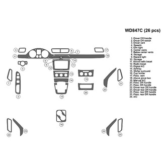 B&I® - 2D Blackwood Medium Dash Kit (26 Pcs)