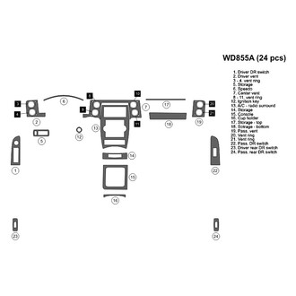 B&I® - 2D Blackwood Large Dash Kit (24 Pcs)