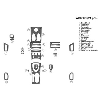 B&I® - 2D Blackwood Medium Dash Kit (21 Pcs)