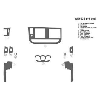 B&I® - 2D Blackwood Large Dash Kit (10 Pcs)