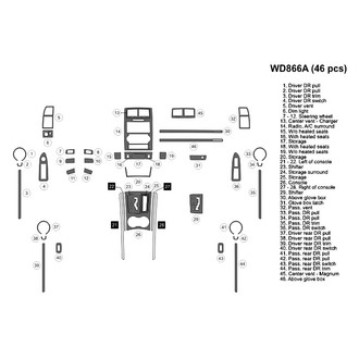 B&I® - 2D Blackwood Large Dash Kit (46 Pcs)
