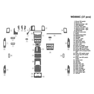 B&I® - 2D Blackwood Large Dash Kit (37 Pcs)