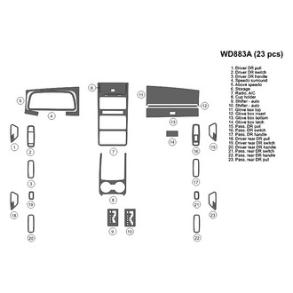 B&I® - 2D Blackwood Large Dash Kit (23 Pcs)