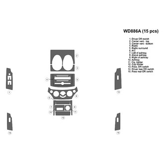 B&I® - 2D Blackwood Full Dash Kit (15 Pcs)