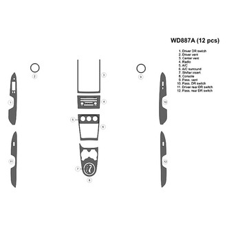 B&I® - 2D Blackwood Large Dash Kit (12 Pcs)