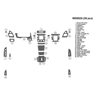 B&I® - 2D Blackwood Full Dash Kit (26 Pcs)