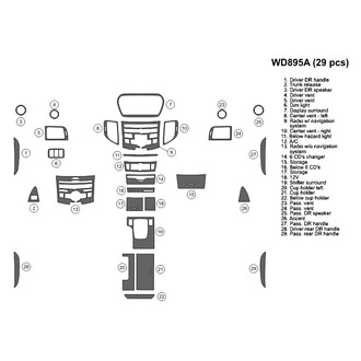 B&I® - 2D Blackwood Small Dash Kit (29 Pcs)