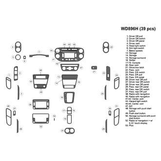 B&I® - 2D Blackwood Medium Dash Kit (39 Pcs)