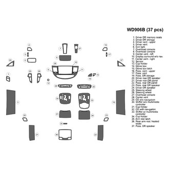 B&I® - 2D Blackwood Full Dash Kit (37 Pcs)