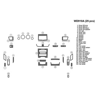 B&I® - 2D Blackwood Full Dash Kit (29 Pcs)