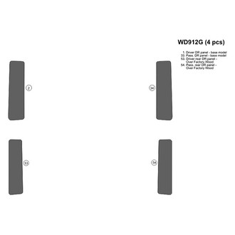 B&I® - 2D Blackwood Upgrade Kit (4 Pcs)