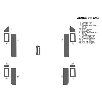 B&I® - 2D Blackwood Upgrade Kit (13 Pcs)