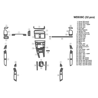 B&I® - 2D Blackwood Large Dash Kit (32 Pcs)