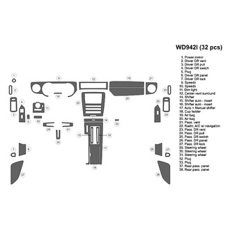 B&I® - 2D Blackwood Medium Dash Kit (32 Pcs)