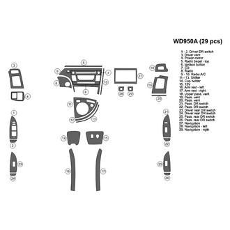 B&I® - 2D Blackwood Large Dash Kit (29 Pcs)