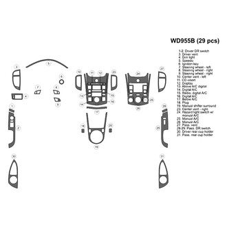 B&I® - 2D Blackwood Full Dash Kit (29 Pcs)