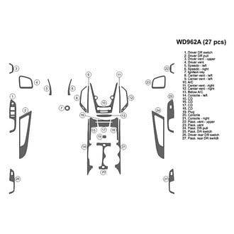 B&I® - 2D Blackwood Full Dash Kit (27 Pcs)