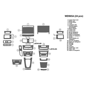 B&I® - 2D Blackwood Large Dash Kit (24 Pcs)