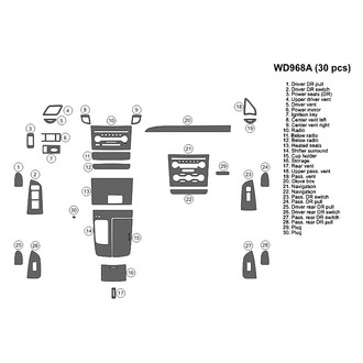 B&I® - 2D Blackwood Large Dash Kit (30 Pcs)