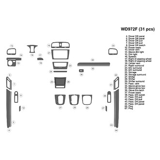 B&I® - 2D Blackwood Medium Dash Kit (30 Pcs)
