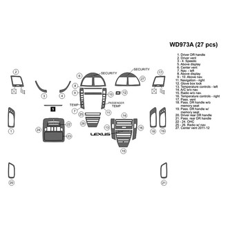 B&I® - 2D Blackwood Large Dash Kit (27 Pcs)