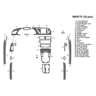 B&I® - 2D Blackwood Full Dash Kit (35 Pcs)