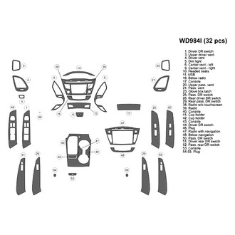 B&I® - 2D Blackwood Small Dash Kit (33 Pcs)