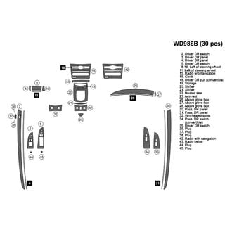 B&I® - 2D Blackwood Small Dash Kit (30 Pcs)