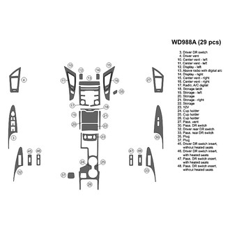 B&I® - 2D Blackwood Small Dash Kit (29 Pcs)