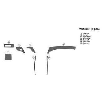 B&I® - 2D Blackwood Upgrade Kit (7 Pcs)