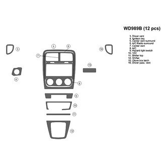 B&I® - 2D Blackwood Small Dash Kit (12 Pcs)